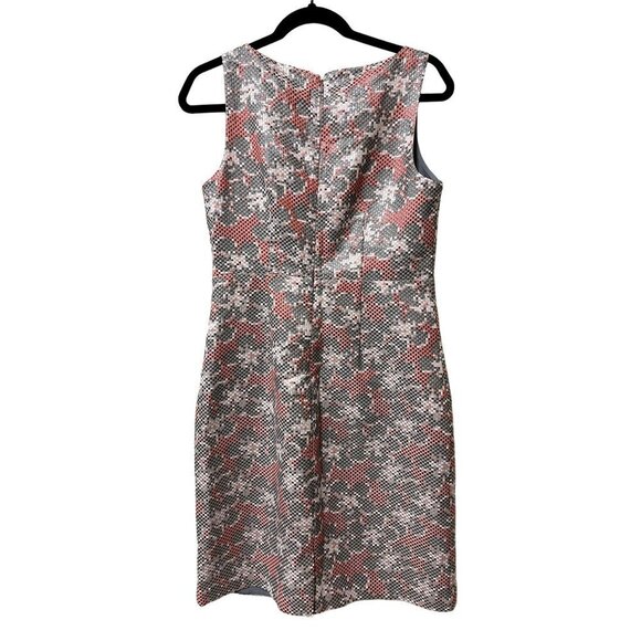 NWT The Limited Pink Shimmer Fitted Midi Dress Size 8 - Picture 4 of 9